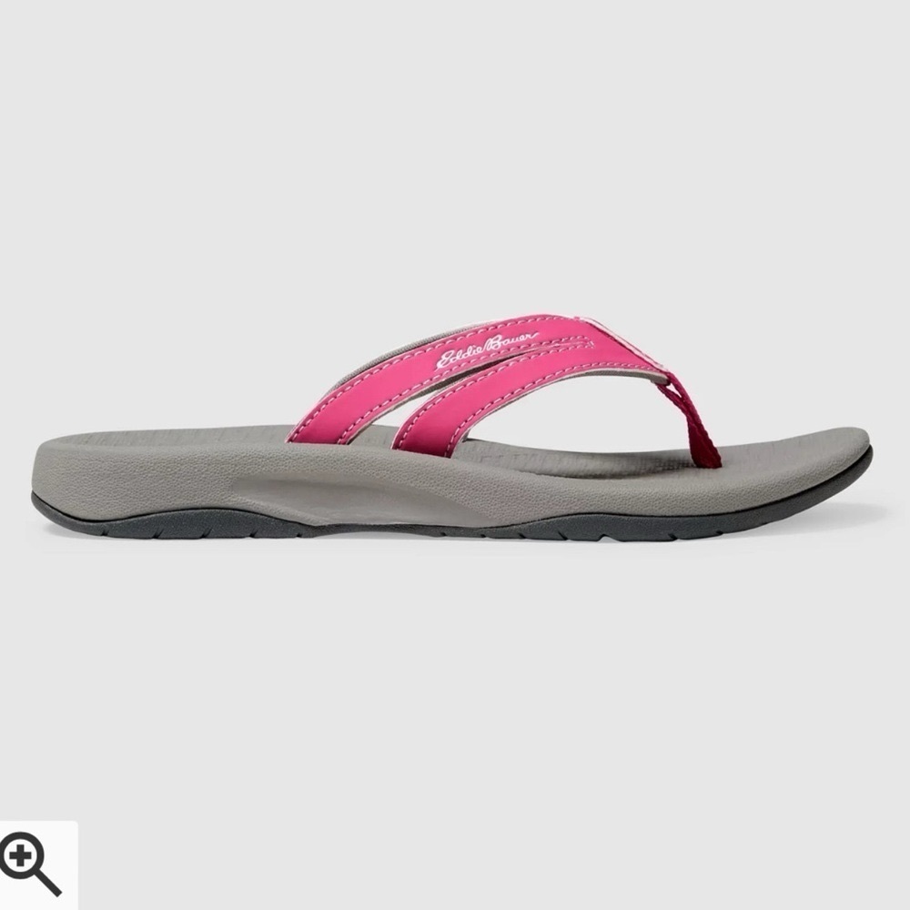 Eddie Bauer Pink Sandals Break Point Flip Flops 7 8 9 10 NWT - Picture 3 of 15